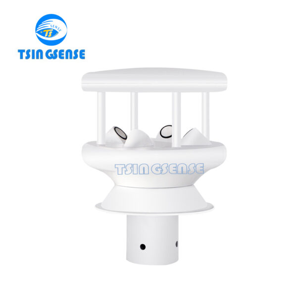 TS MWTS02 Ultrasonic Anemometer Measures Wind Speed ​​(0-40m/s) & Direction IP66 RS485 Output Industrial Weather Station