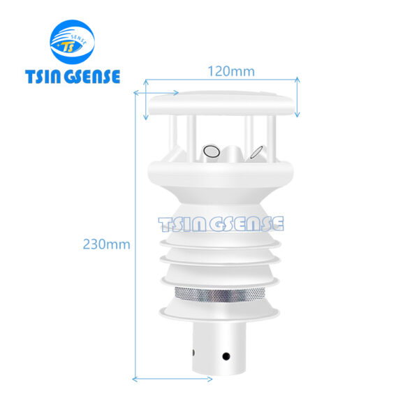 TS MWDS08 Low Maintenance High Accuracy Dust Noise Environmental Sensor Construction Site - 图片 2